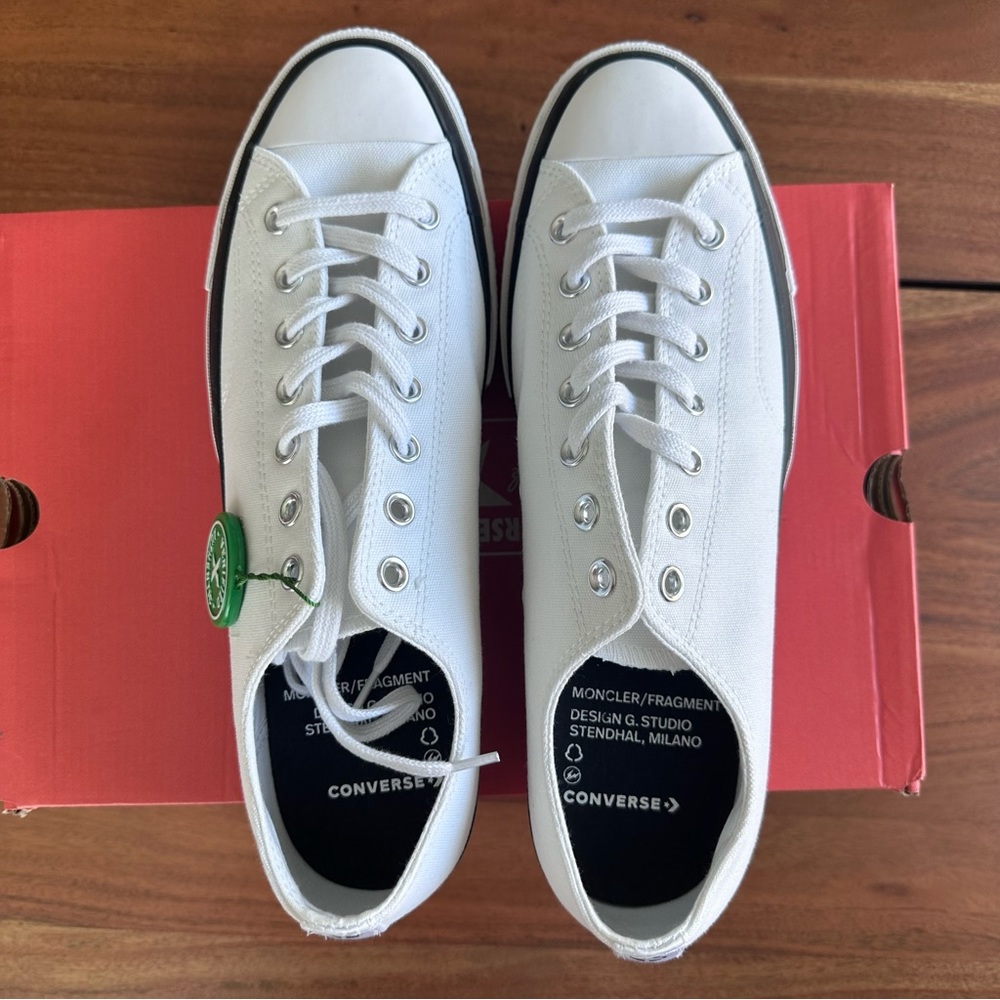 NWT Converse Chuck Taylor Moncler/Fragment. White, SZ 11.5 Men’s
